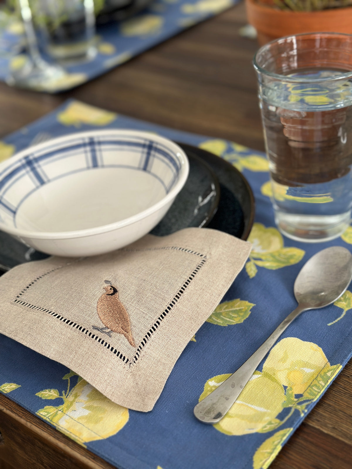 California Quail Cocktail Napkin sets