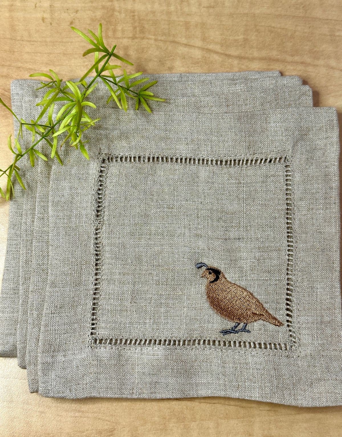 California Quail Cocktail Napkin sets
