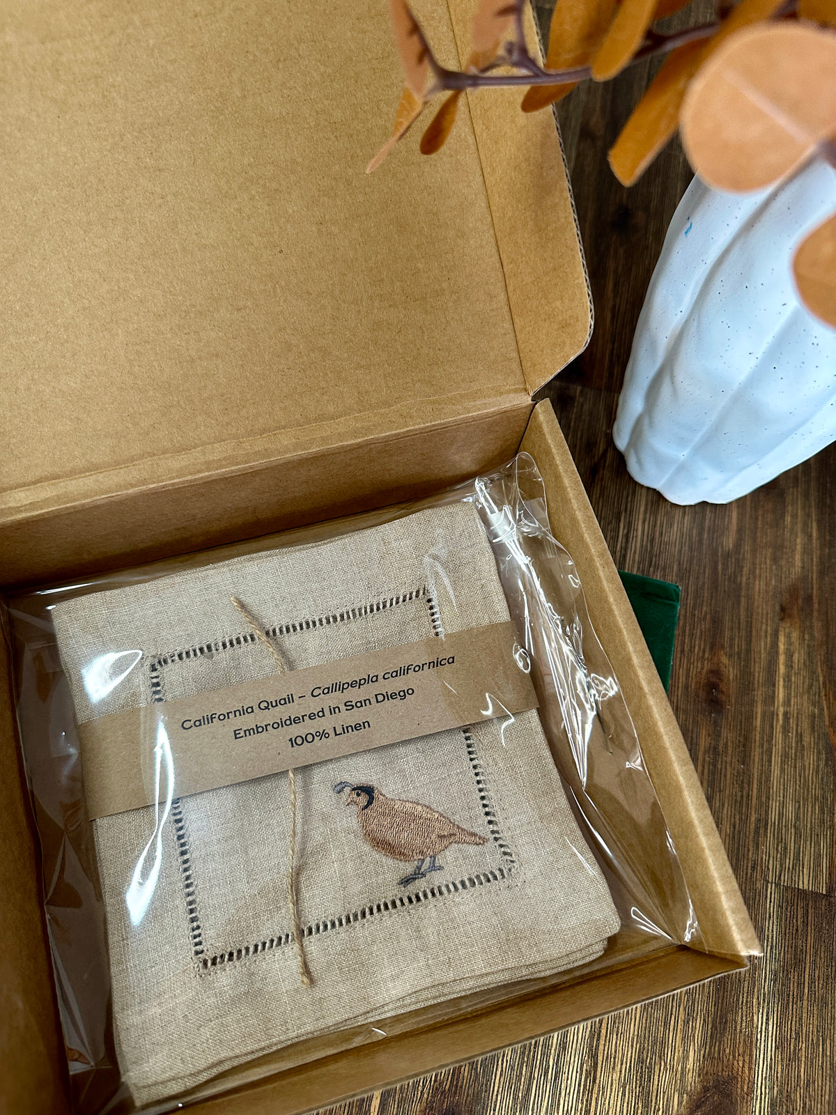 California Quail Cocktail Napkin sets